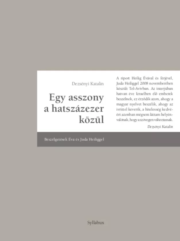 Egy asszony a hatszázezer közül borító