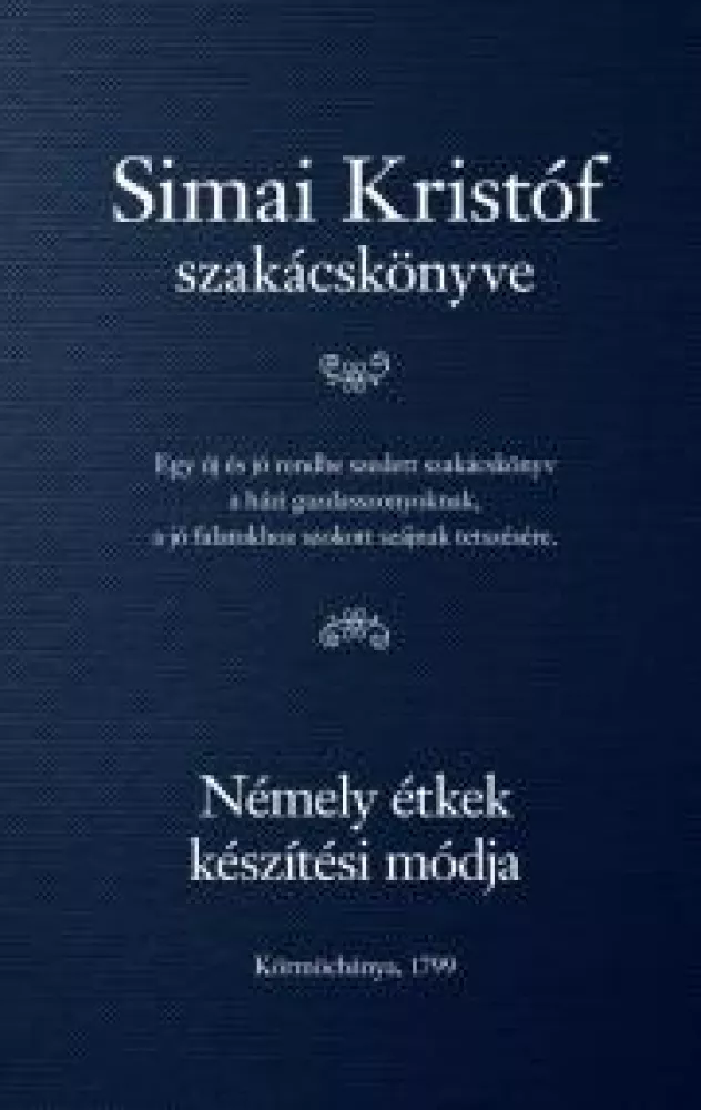 Némely étkek készítési módja borító