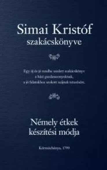 Némely étkek készítési módja borító