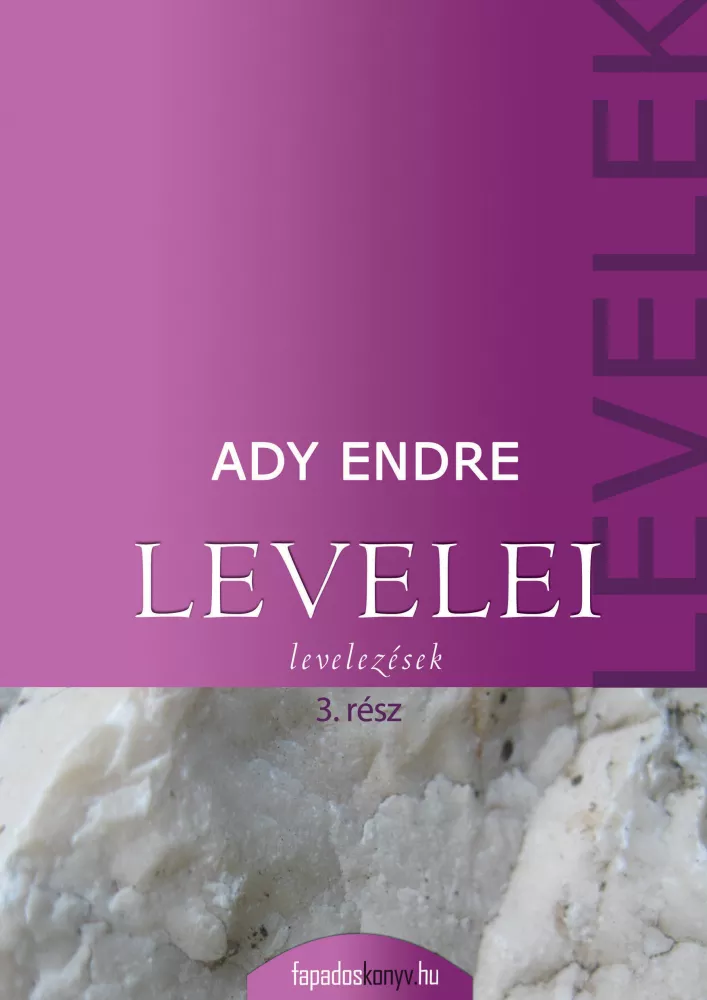 Ady Endre levelei 3. rész borító