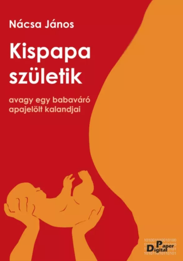 Kispapa születik borító