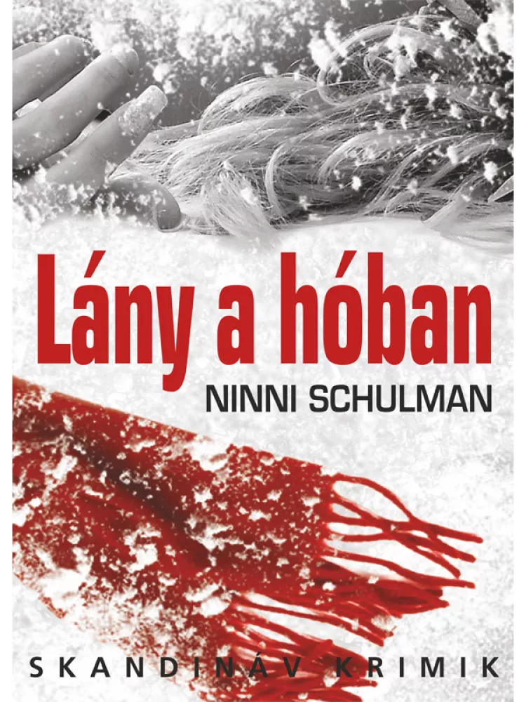 Lány a hóban borító