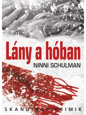 Lány a hóban borító