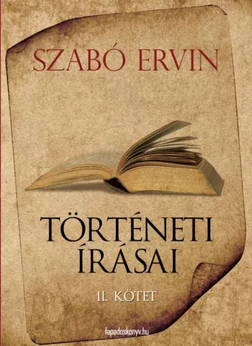 Szabó Ervin történeti írásai II. kötet borító
