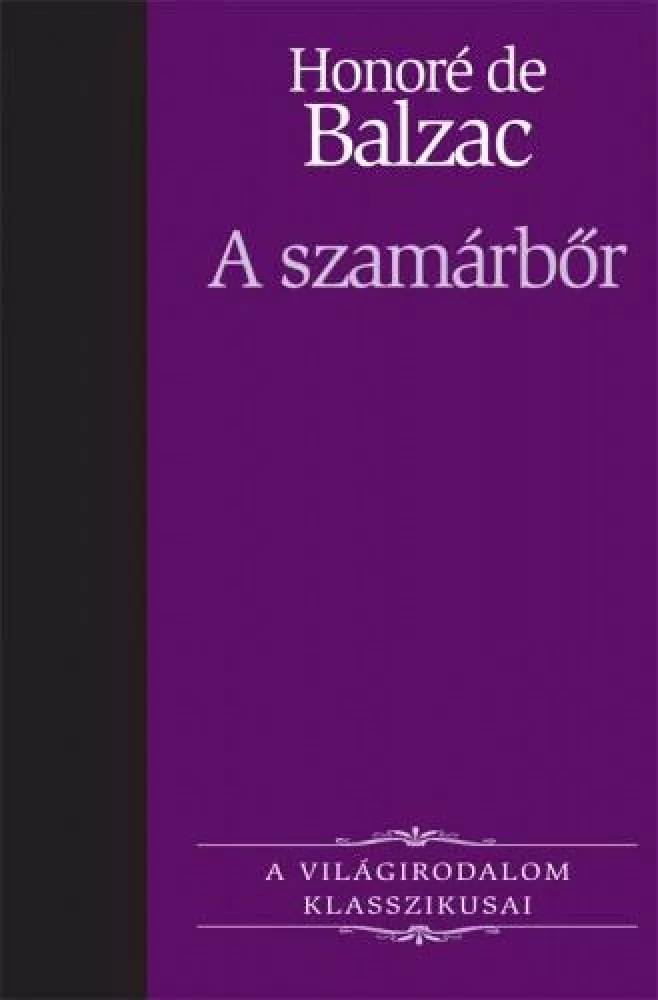 A szamárbőr borító