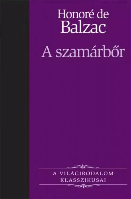 A szamárbőr borító