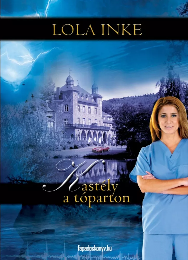 Kastély a tóparton borító