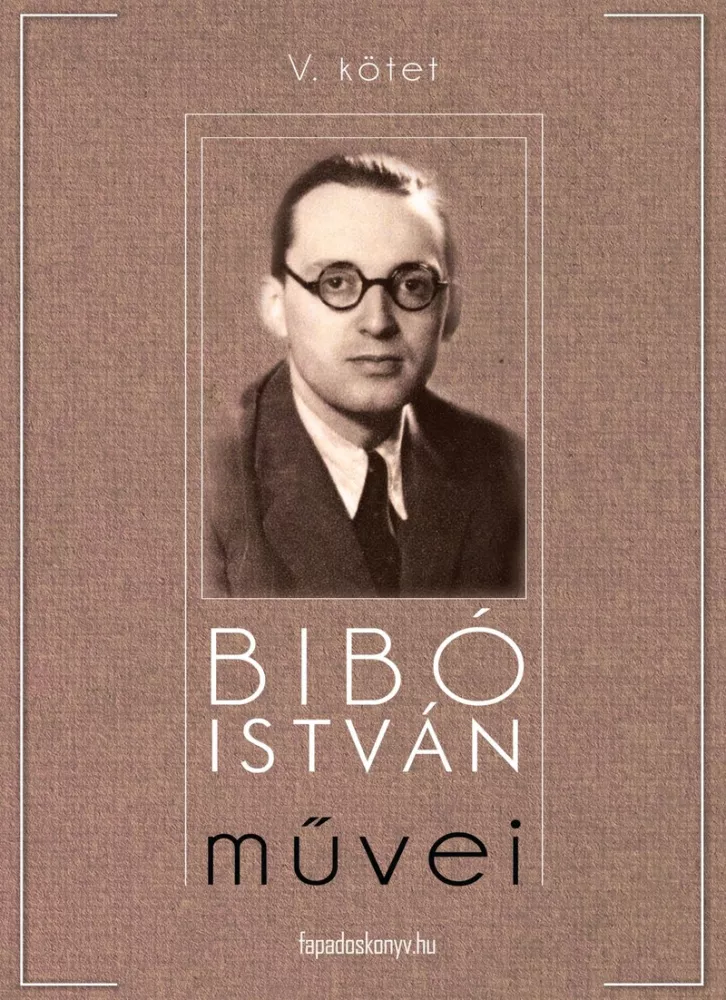 Bibó István mûvei V. kötet borító