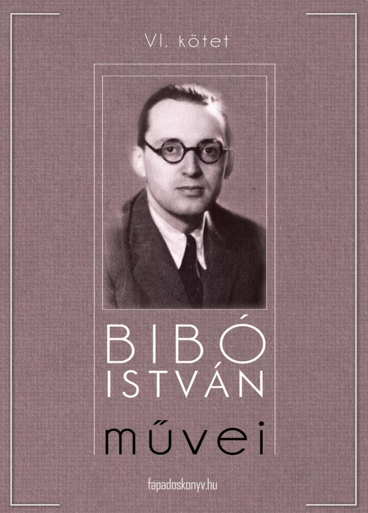 Bibó István mûvei VI. kötet borító