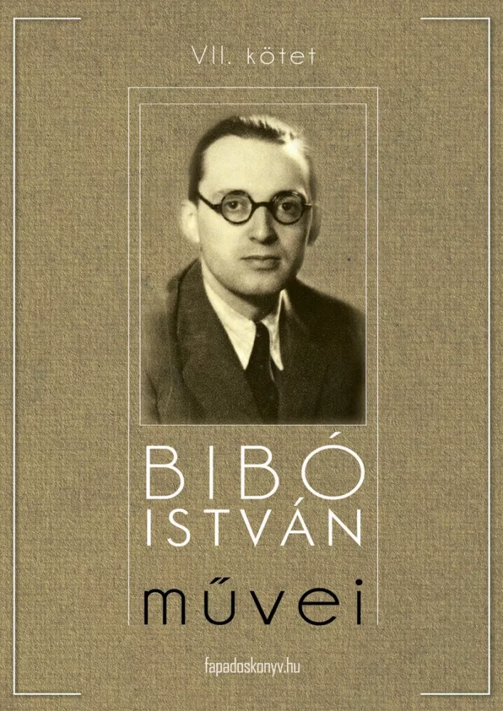 Bibó István mûvei VII. kötet borító