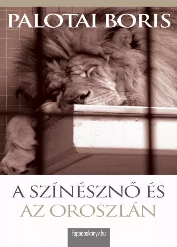 A színésznő és az oroszlán borító