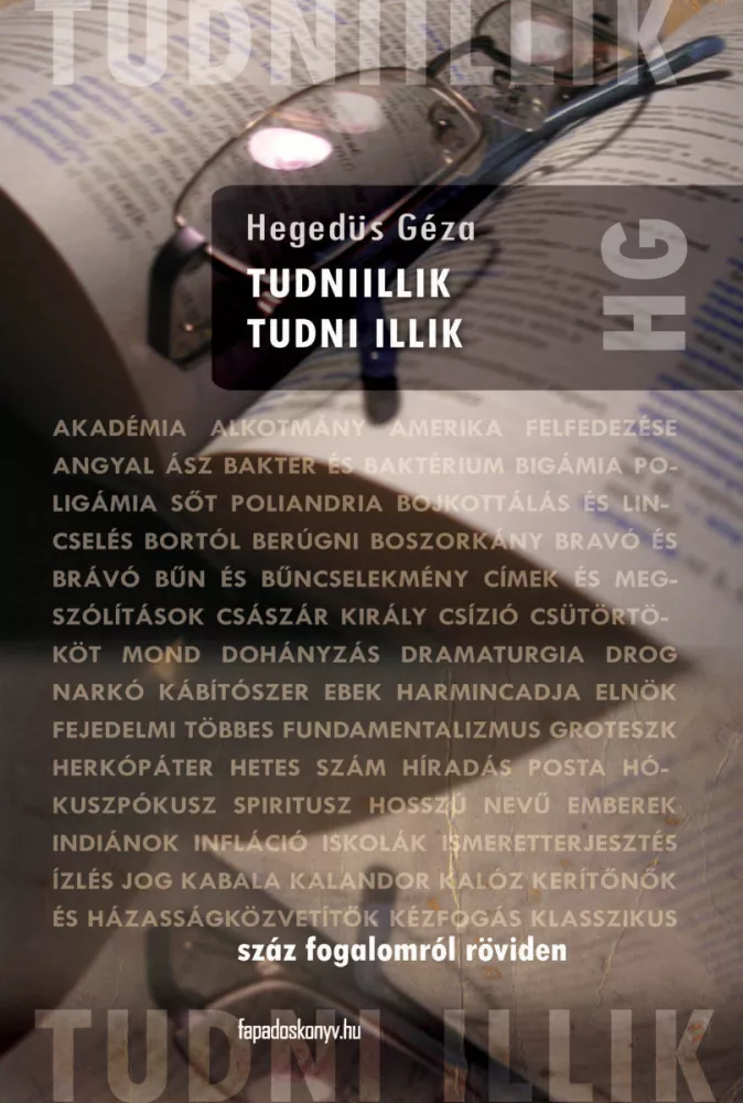 Tudniillik tudni illik borító