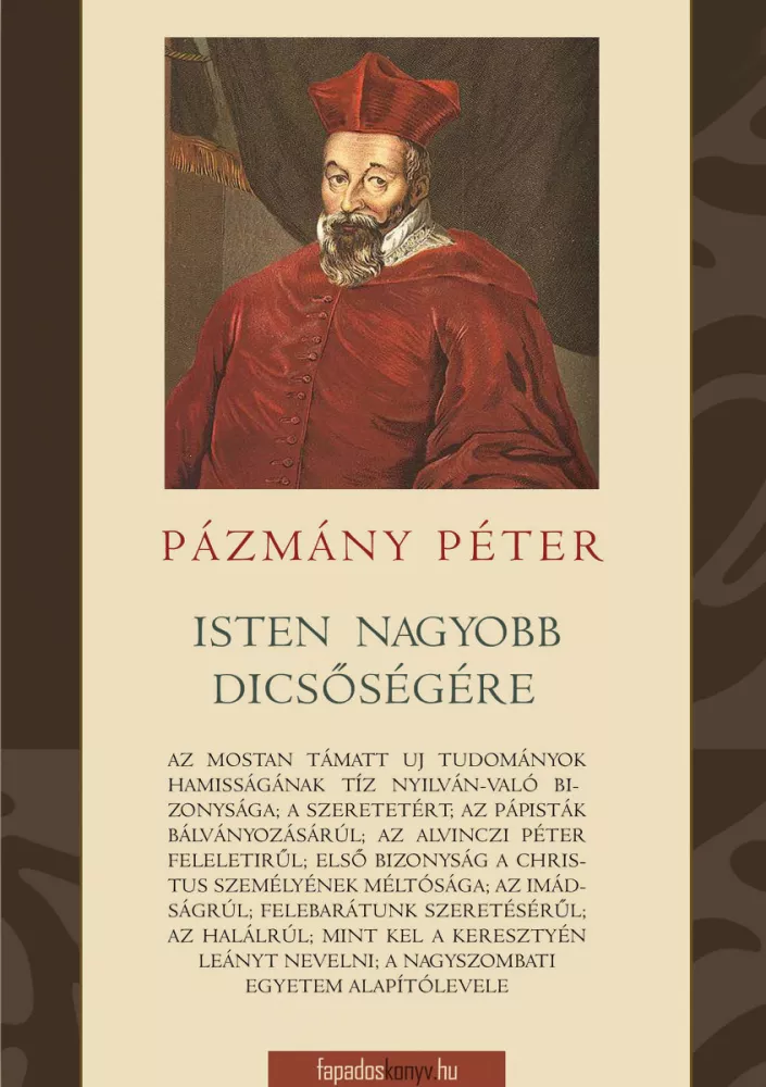 Isten nagyobb dicsőségére borító