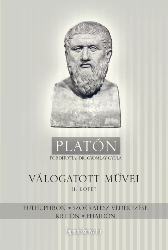 Platón válogatott művei II. kötet borító