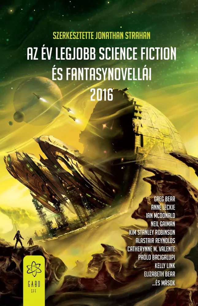 Az év legjobb science fiction és fantasynovellái 2016 borító