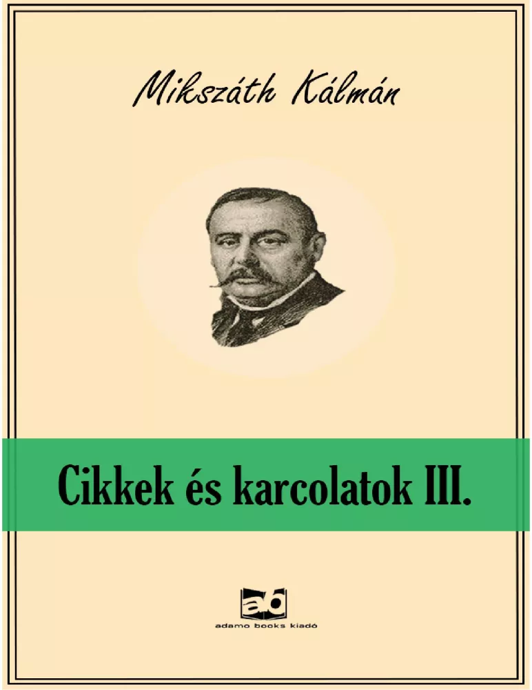 Cikkek és karcolatok III. borító