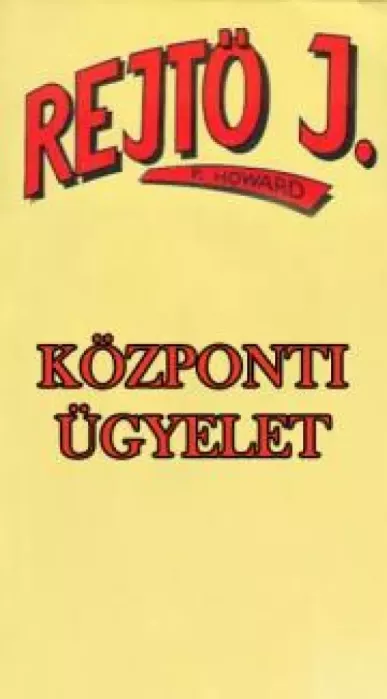 Központi ügyelet borító