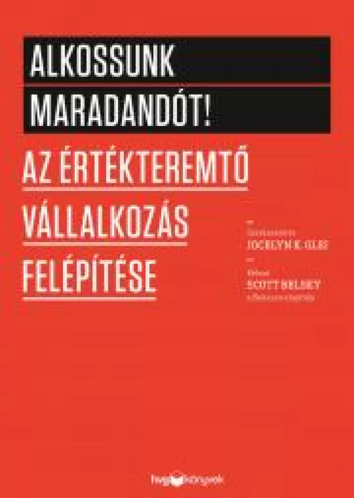 Alkossunk maradandót! borító