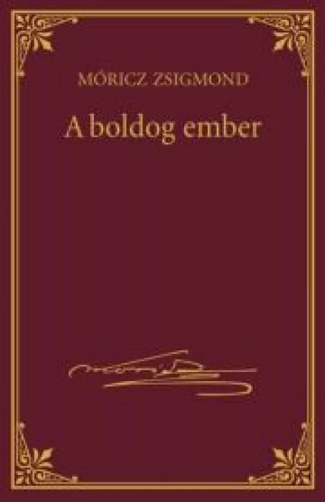 A boldog ember borító