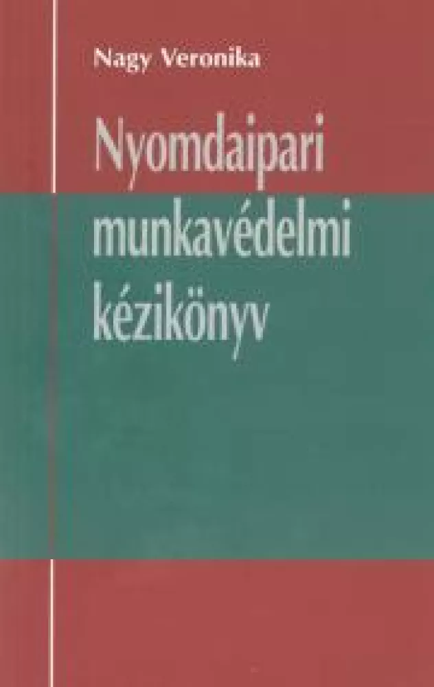 Nyomdaipari munkavédelmi kézikönyv borító