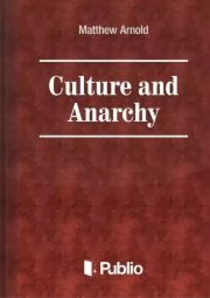 Culture and Anarchy borító