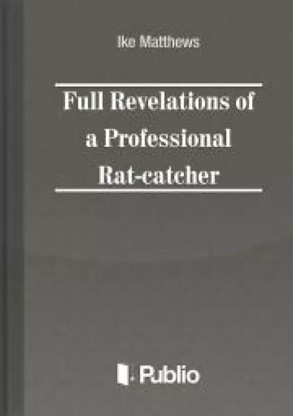 Full Revelations of a Professional Rat-catcher borító