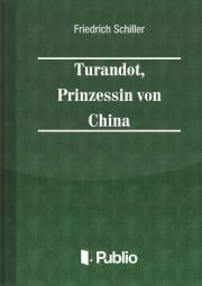 Turandot, Prinzessin von China borító