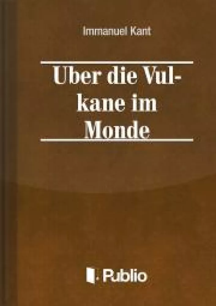 Über die Vulkane im Monde borító