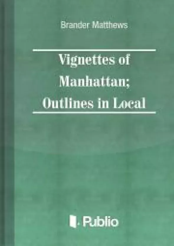 Vignettes of Manhattan Outlines in Local Color borító
