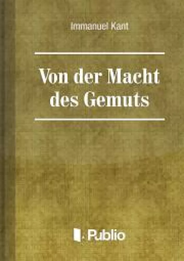 Von der Macht des Gemüts borító
