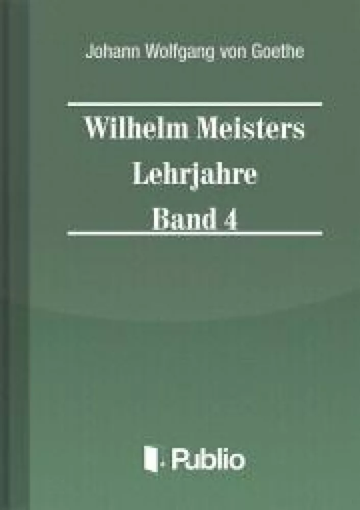 Wilhelm Meisters Lehrjahre  Band 4 borító