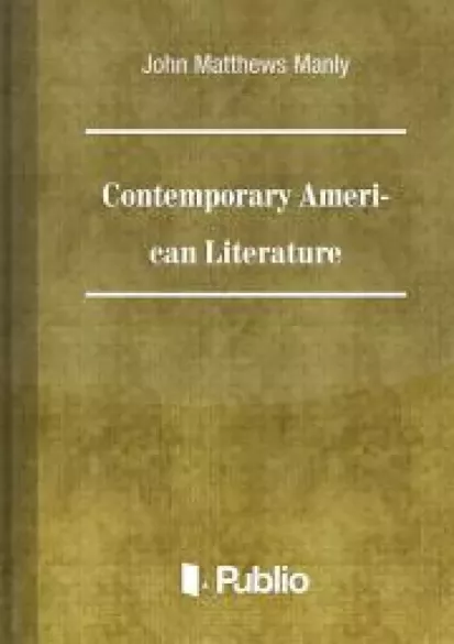 Contemporary American Literature  Bibliographies and Study Outlines