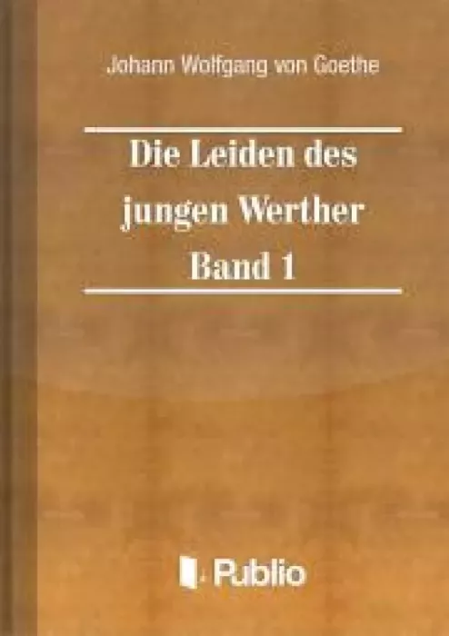 Die Leiden des jungen Werther - Band 1 borító