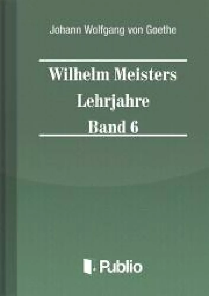 Wilhelm Meisters Lehrjahre  Band 6 borító