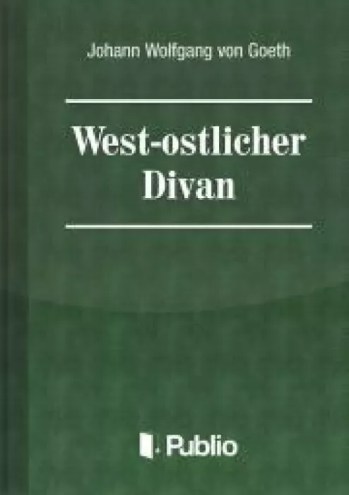 West-östlicher Divan borító
