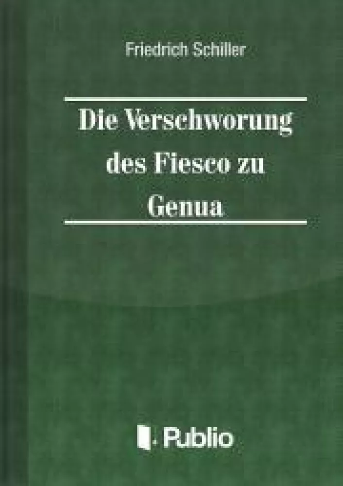 Die Verschwoerung des Fiesco zu Genua  borító