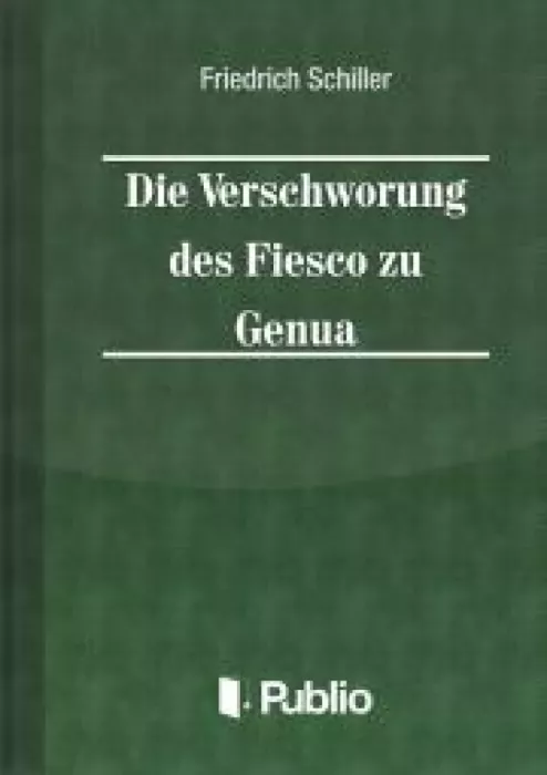 Die Verschwoerung des Fiesco zu Genua  borító