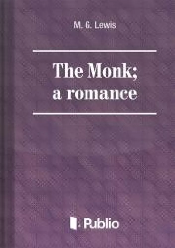 The Monk: a romance borító