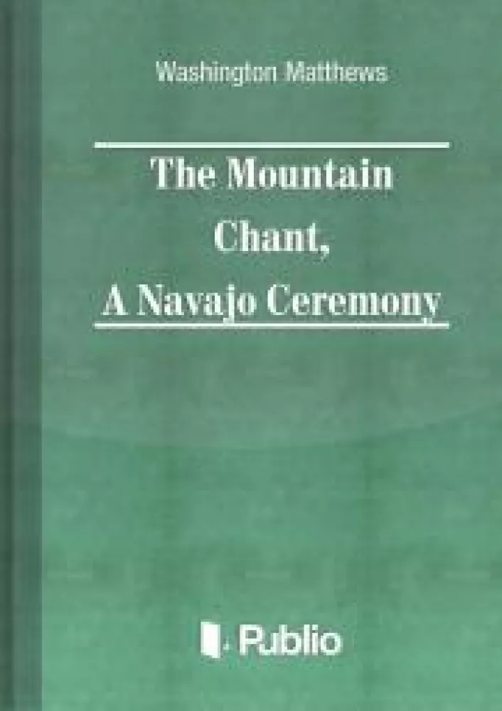 The Mountain Chant,  A Navajo Ceremony borító