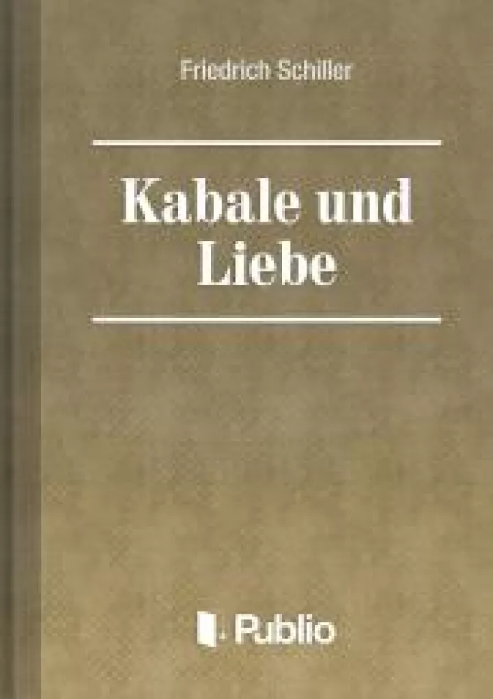 Kabale und Liebe borító