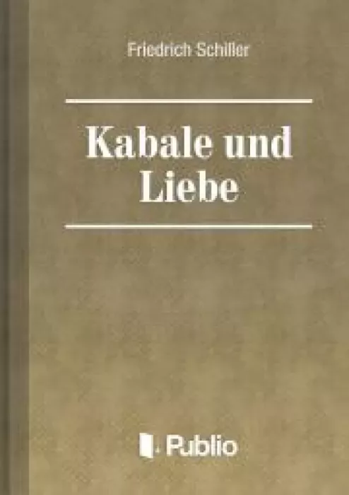 Kabale und Liebe borító