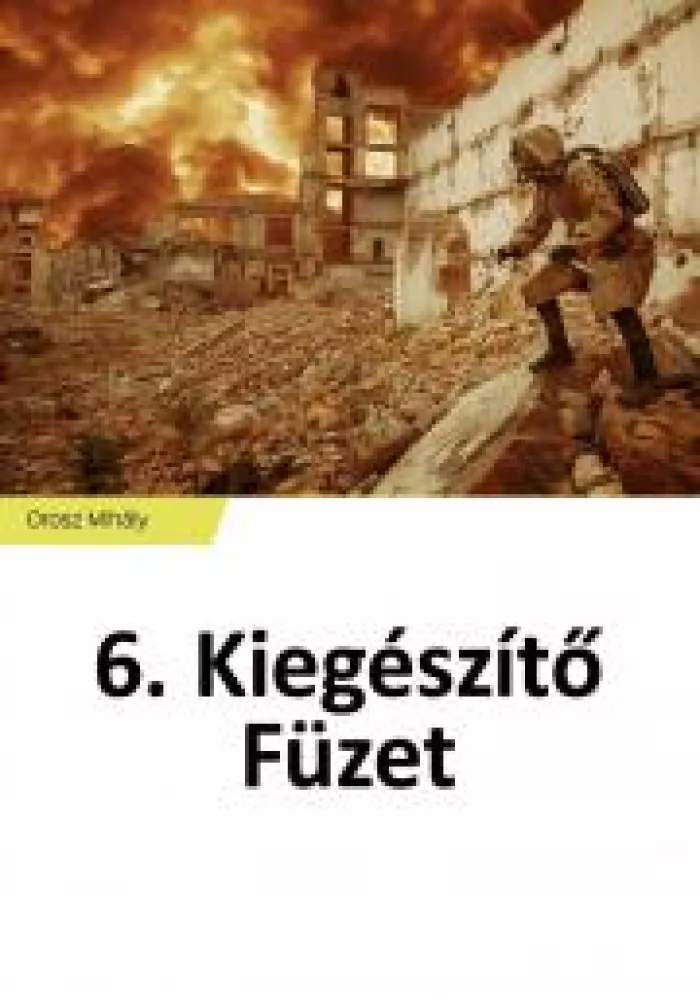 6. Kiegészítő Füzet borító