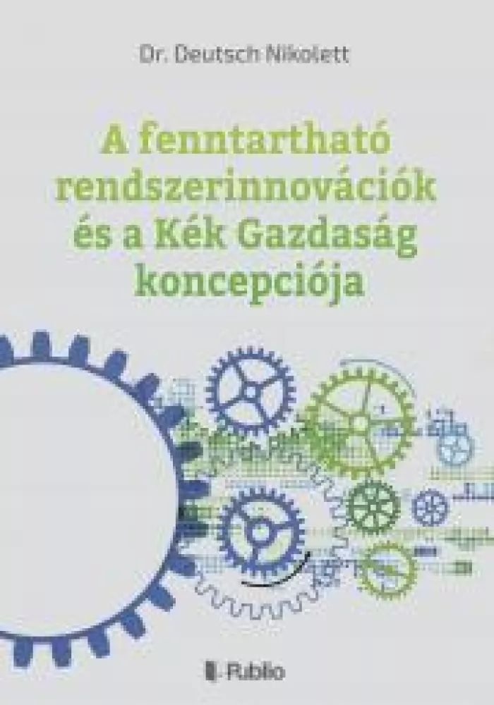 A fenntartható rendszerinnovációk és a Kék Gazdaság koncepciója borító