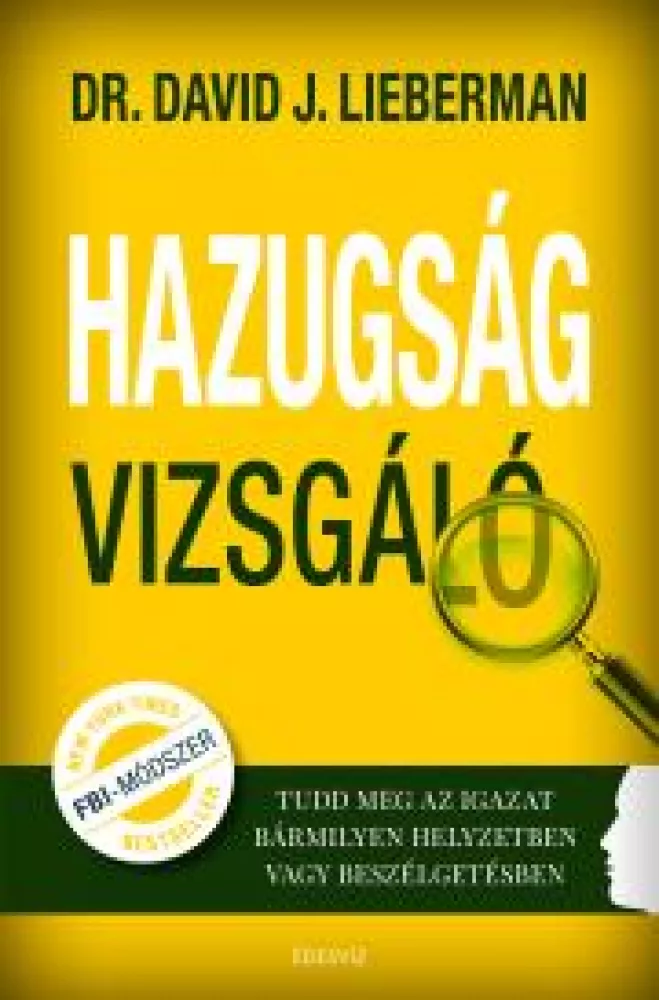 Hazugságvizsgáló borító