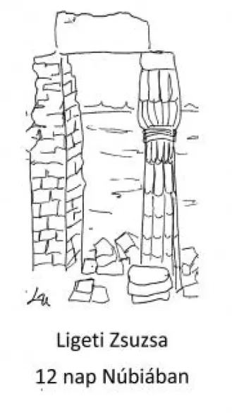 12 nap Núbiában borító