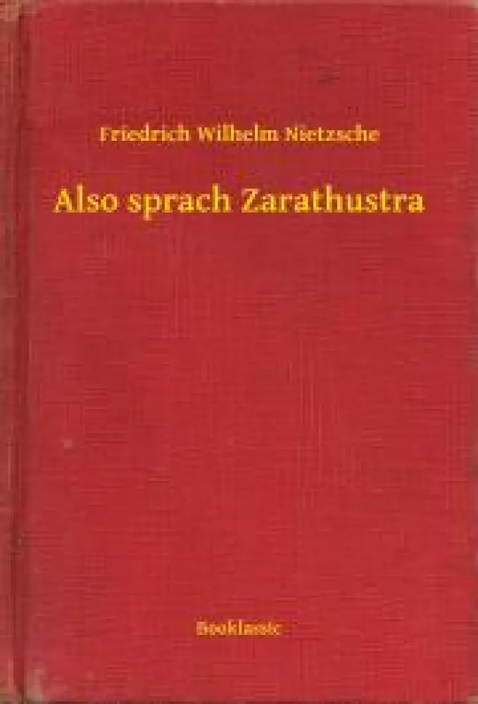Also sprach Zarathustra borító