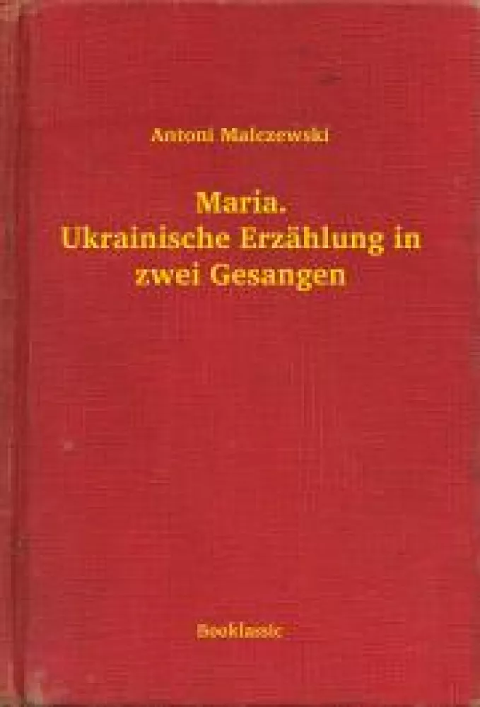 Maria. Ukrainische Erzählung in zwei Gesangen borító