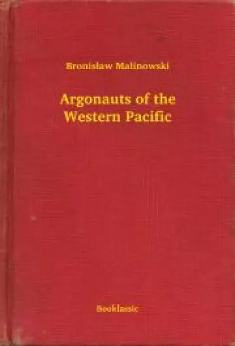 Argonauts of the Western Pacific borító
