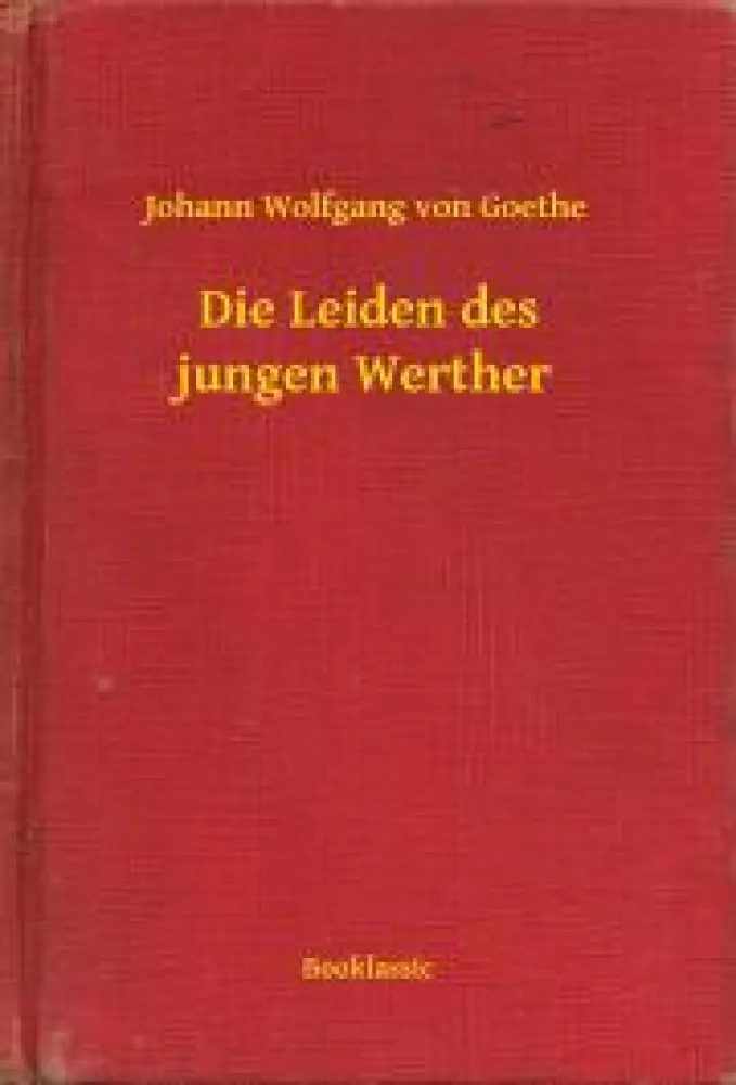 Die Leiden des jungen Werther borító