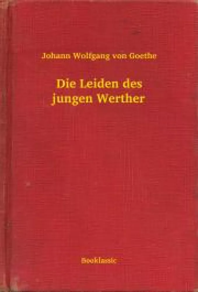 Die Leiden des jungen Werther borító